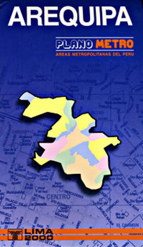 Buy map Arequipa, Peru, Metropolitana by Lima 2000