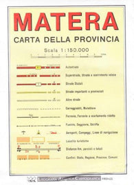 Buy map Matera : carta della provincia