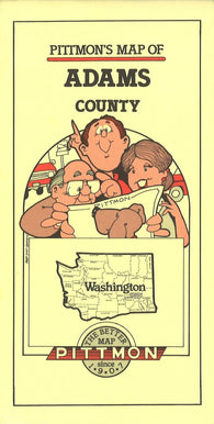 Buy map Adams County, Washington by Pittmon Map Company