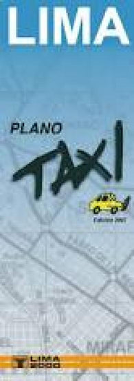 Buy map Lima Plano Taxi, Road and Transportation Map