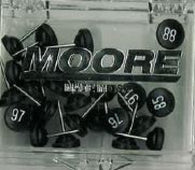 Buy map Black Push Pins Numbered 76-100 by Moore Push-Pin Co.