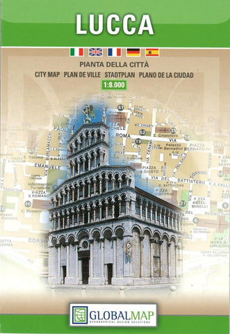 Buy map Lucca, Italy by Litografia Artistica Cartografica