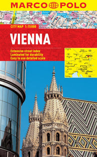 Buy map Vienna, Austria by Marco Polo Travel Publishing Ltd