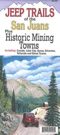 Buy map Jeep Trails of the San Juans, Colorado, plus Historic Mining Towns