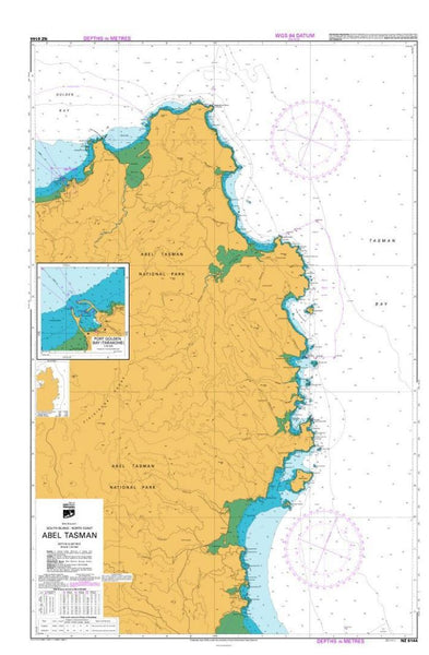 Buy map ABEL TASMAN (6144) by Land Information New Zealand (LINZ)