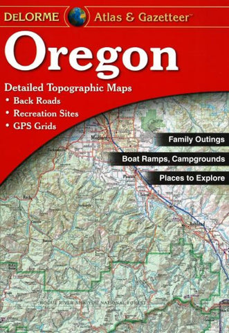 Buy map Oregon, Atlas and Gazetteer by DeLorme
