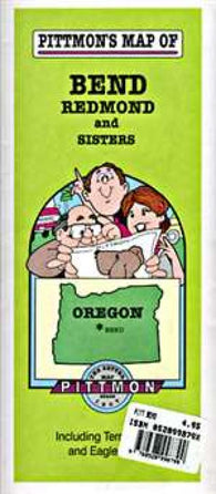 Buy map Bend, Redmond and Sisters, Oregon by Pittmon Map Company