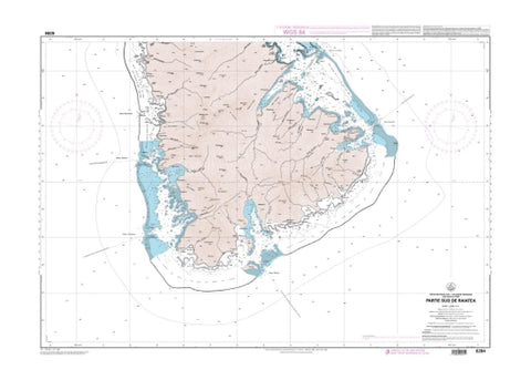 Buy map Partie Sud de Raiatea by SHOM