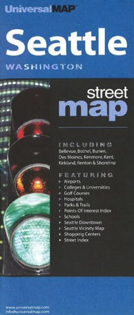 Buy map Seattle, Washington by Kappa Map Group