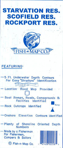 Buy map Starvation, Scofield, Rockport