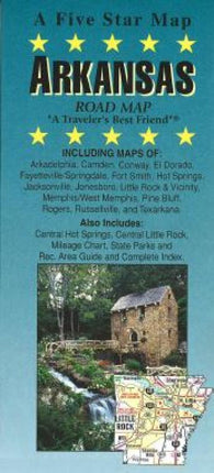 Buy map Arkansas by Five Star Maps, Inc.