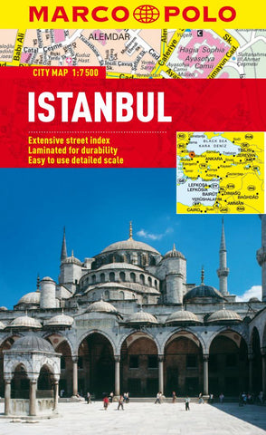 Buy map Istanbul, Turkey by Marco Polo Travel Publishing Ltd