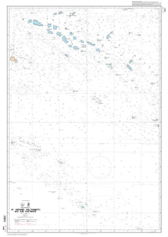 Buy map De lArchipel des Tuamotu aux Iles Australes by SHOM
