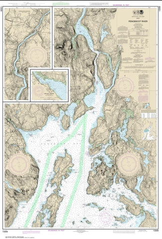 Buy map Penobscot River; Belfast Harbor (13309-29) by NOAA