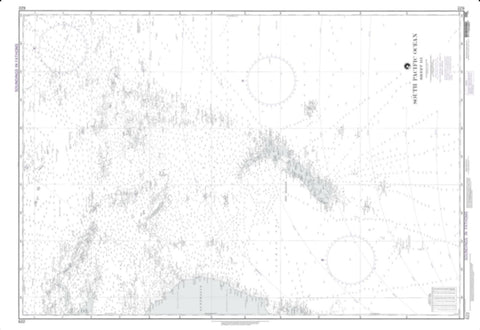 Buy map South Pacific Ocean Sheet Iii (NGA-622-9) by National Geospatial-Intelligence Agency