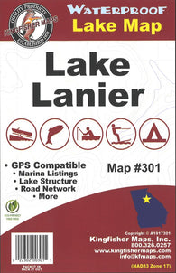 Buy map Lake Lanier Fishing Map