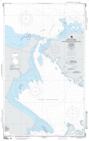 Buy map Northwestern Passage Into Bahia Almirante (Boca Del Drago) (NGA-28053-2) by National Geospatial-Intelligence Agency