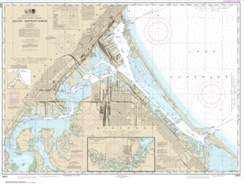 Buy map Duluth-Superior Harbor; Upper St. Louis River (14975-36) by NOAA