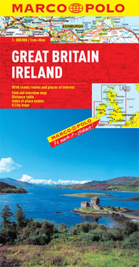 Buy map Great Britain and Ireland by Marco Polo Travel Publishing Ltd