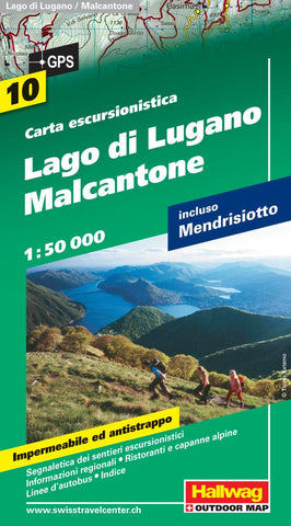 Buy map Lago di Lugano : Malcantone : carta escursionistica : 10