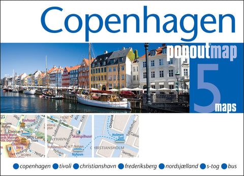 Buy map Copenhagen, Denmark, PopOut Map by PopOut Products
