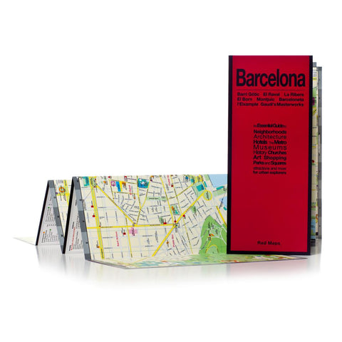 Buy map Barcelona, Spain by Red Maps