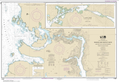 Buy map Shakan and Shipley Bays and Part of El Capitan Passage; El Capitan Pasage, Dry Pass to Shakan Strait (17387-14) by NOAA
