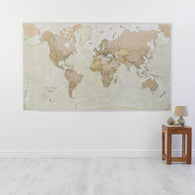 Buy map Antique World Laminated - Huge