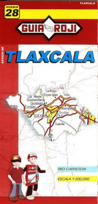 Buy map Tlaxcala, Mexico, State Map by Guia Roji