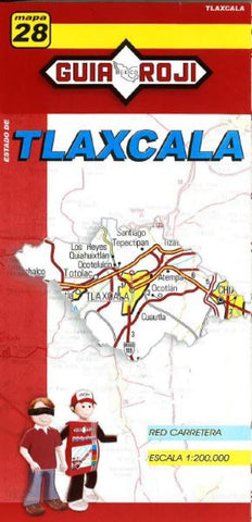 Buy map Tlaxcala, Mexico, State Map by Guia Roji