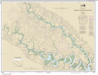 Buy map Pamunkey And Mattaponi Rivers (12244-15) by NOAA