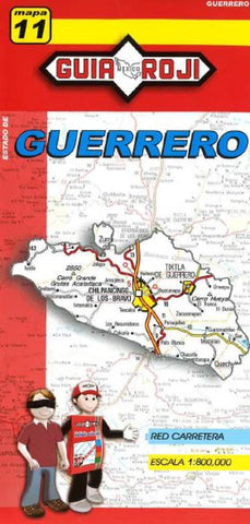 Buy map Guerrero, Mexico, State Map by Guia Roji