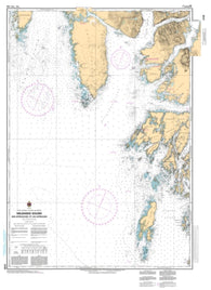 Buy map Milbanke Sound and Approaches/et les Approches by Canadian Hydrographic Service