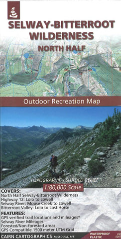 Buy map Selway Bitterroot Wilderness : North Half