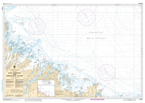 Buy map Cape Harrison to/a Nunaksaluk Island by Canadian Hydrographic Service