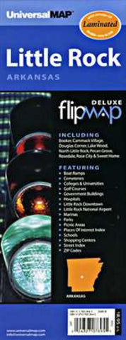 Buy map Little Rock, Arkansas, Flipmap by Kappa Map Group