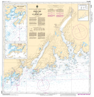 Buy map Garia Bay and/et le Moine Bay by Canadian Hydrographic Service