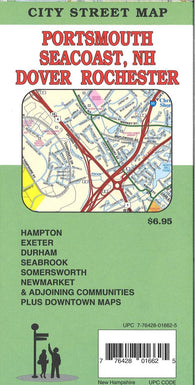 Buy map Portsmouth : Seacoast, NH : Dover : Rochester : city street map = Rochester : Dover : Portsmouth : city street map