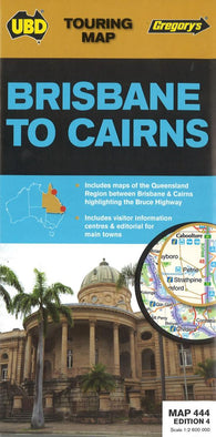Buy map Brisbane to Cairns, Australia by Universal Publishers Pty Ltd