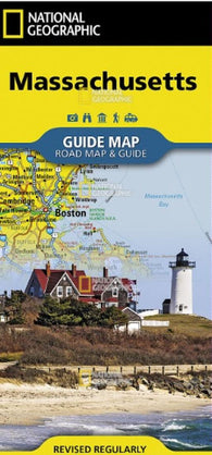Buy map Massachusetts Guide Map