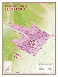 Buy map Pommard wine poster
