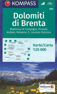 Buy map Dolomiti di Brenta Hiking Map