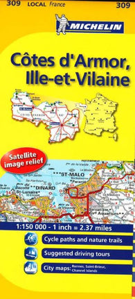 Buy map Cotes D Armor, Ille Et Villain (309) by Michelin Maps and Guides