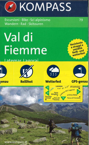 Buy map Val di Fiemme Hiking Map & Guide
