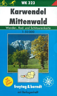 Buy map Karwendel Mittenwald, WK 323 by Freytag-Berndt und Artaria