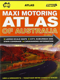 Buy map Australia, Maxi Motoring Atlas of by Universal Publishers Pty Ltd