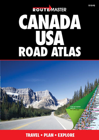 Buy map Canada and United States Road Atlas by Route Master