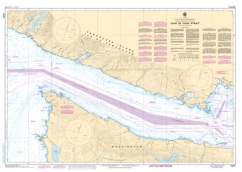 Buy map Juan de Fuca Strait by Canadian Hydrographic Service