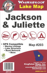 Buy map Jackson/Juliette, TN Fishing Map