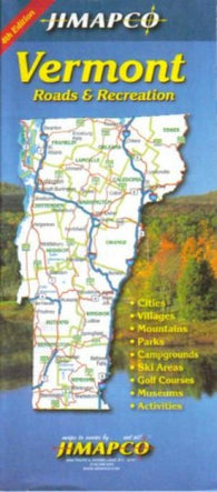 Buy map Vermont by Jimapco
